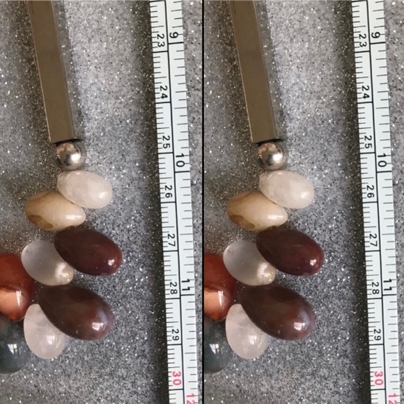 Color Me Colors of Agate, Silver-Agate Necklace - Picture 6 of 6